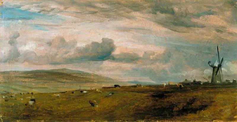 Wiatrak w pobliżu Brighton - John Constable