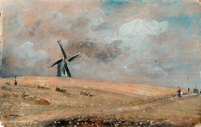 Wiatrak w pobliżu Brighton - John Constable