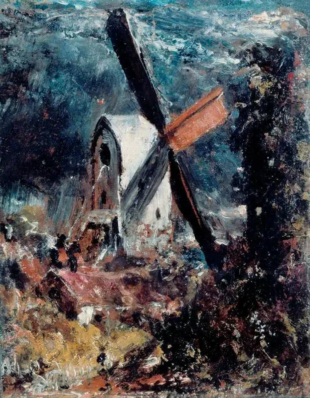 Wiatrak w pobliżu Brighton - John Constable