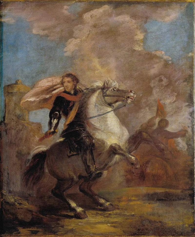 Oficer na koniu - Joshua Reynolds
