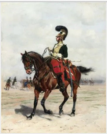Oficer kawalerii - Édouard Detaille