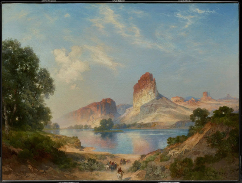 Indyjski raj (Green River, Wyoming) - Thomas Moran