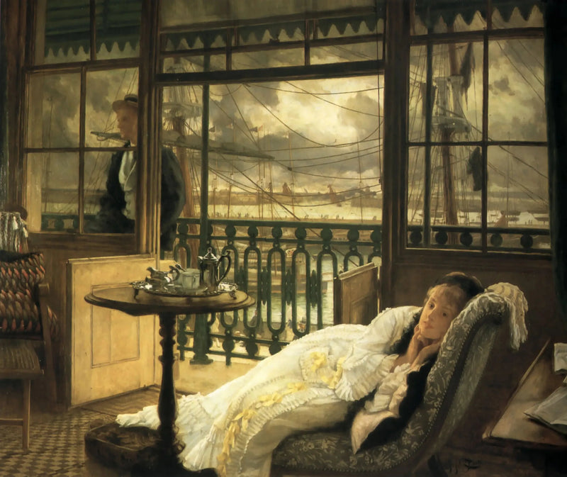 Pomarańczowy pasażer - James Tissot
