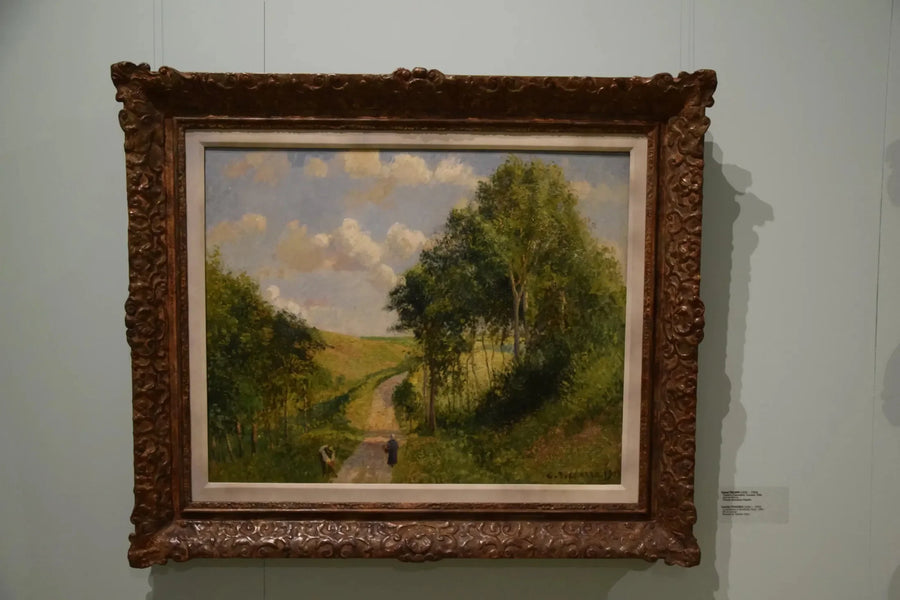 Krajobraz w Barneville, południe - Camille Pissarro
