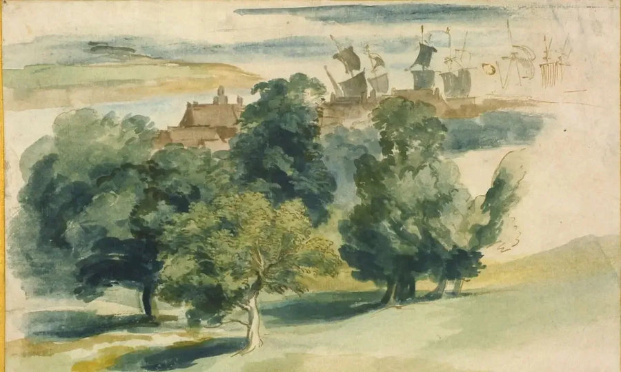 Angielski pejzaż - Antoine van Dyck