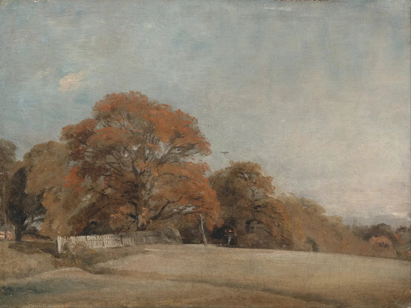 Jesienny krajobraz w East Bergholt - John Constable