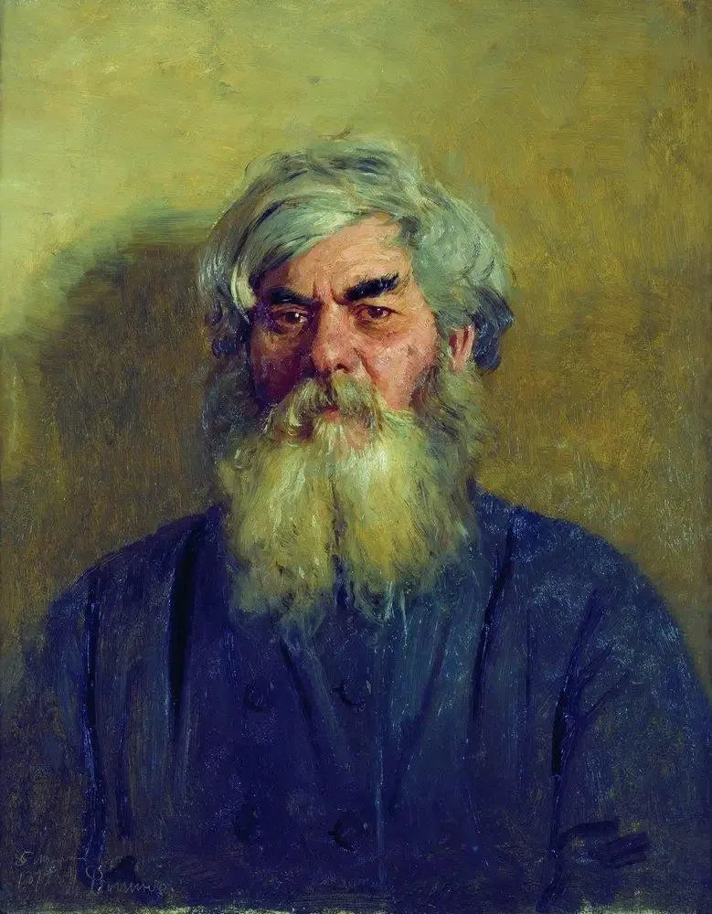 Chłop z złym okiem. - Ilya Repin