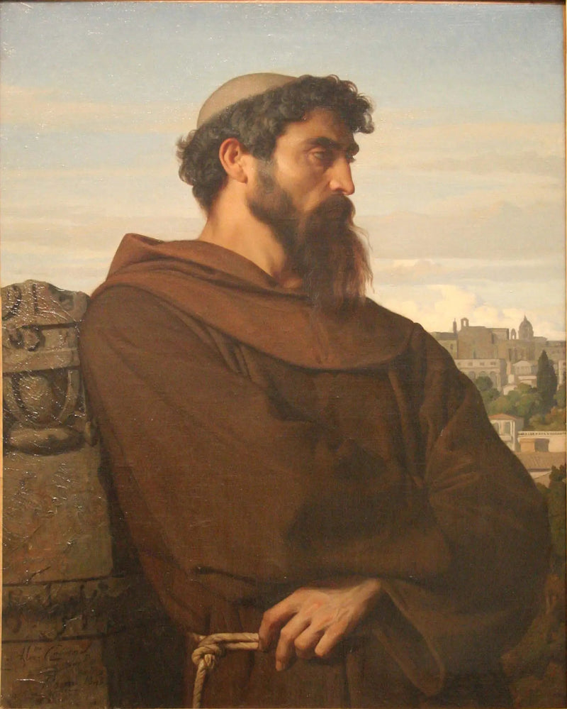 Myśliciel, młody mnich rzymski - Alexandre Cabanel