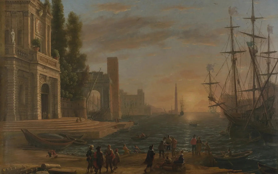 Port morski - Claude Lorrain