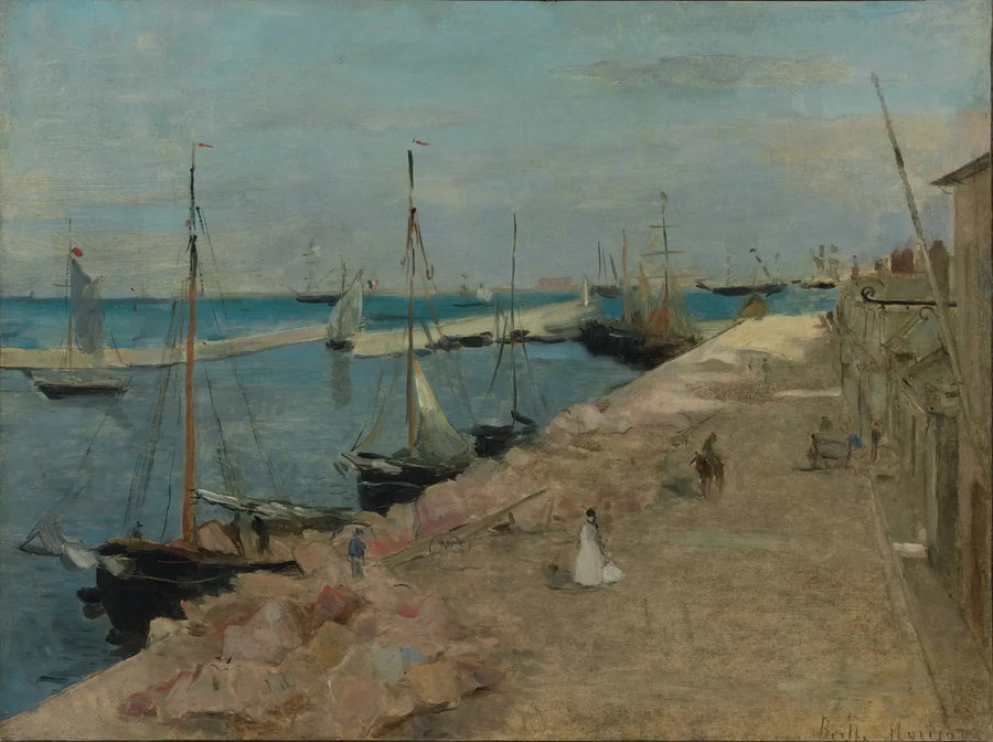 Nabrzeże w Lorient - Berthe Morisot