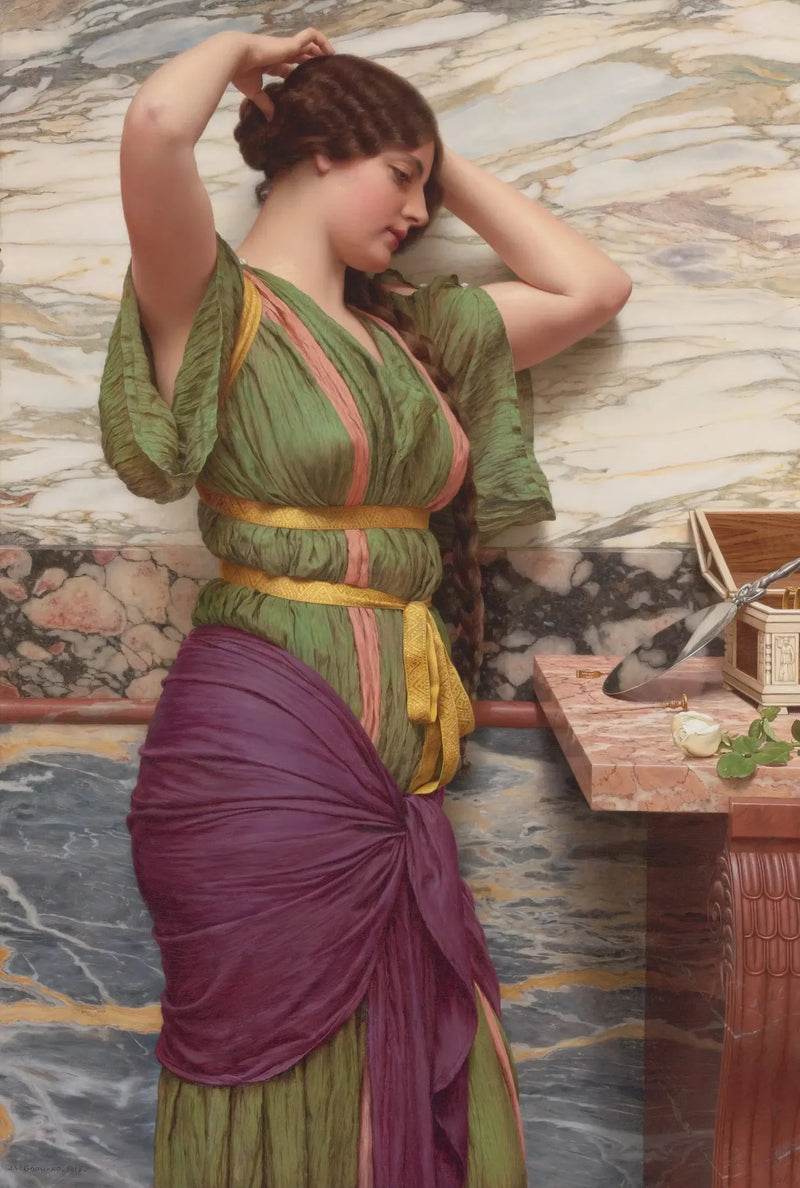 Lśniące odbicie - John William Godward