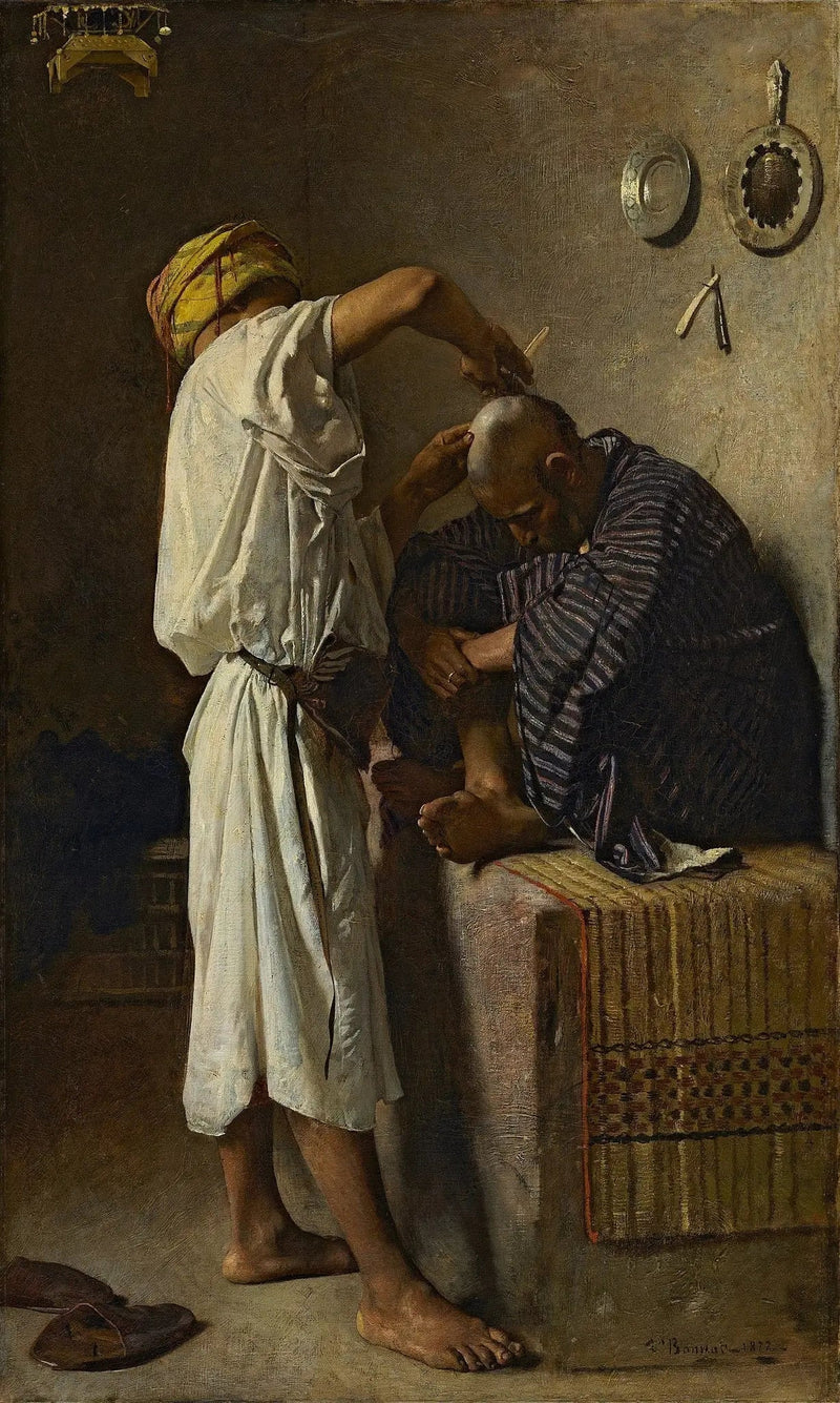 Orientalny salon fryzjerski - Léon Bonnat