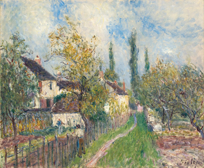 Ścieżka w Sablonach - Alfred Sisley