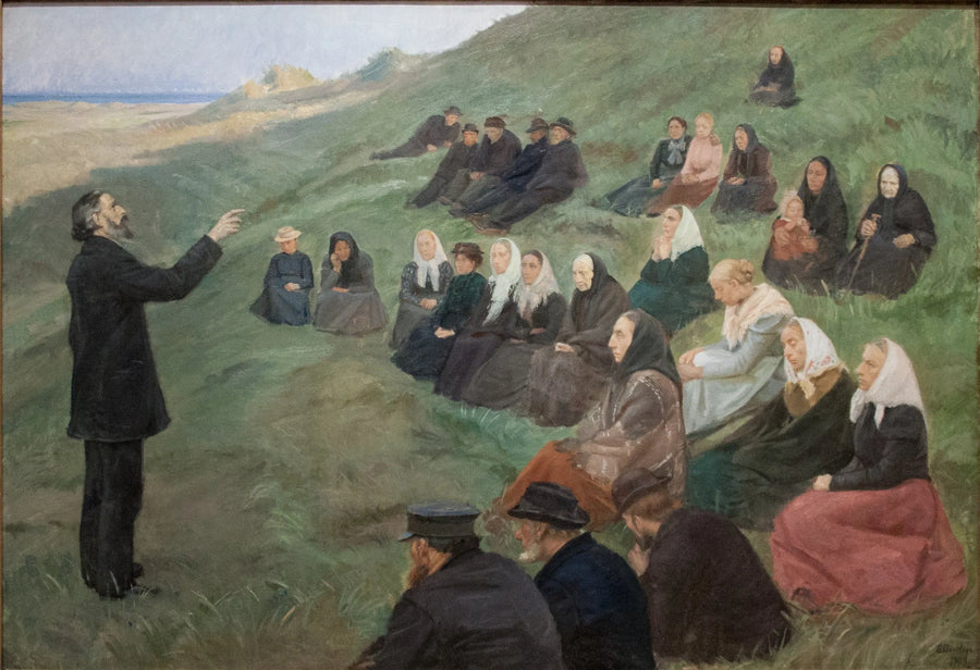 Kazanie na polu - Anna Ancher
