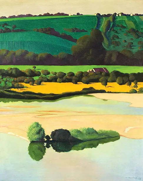 Wieczór nad Loarą - Félix Vallotton