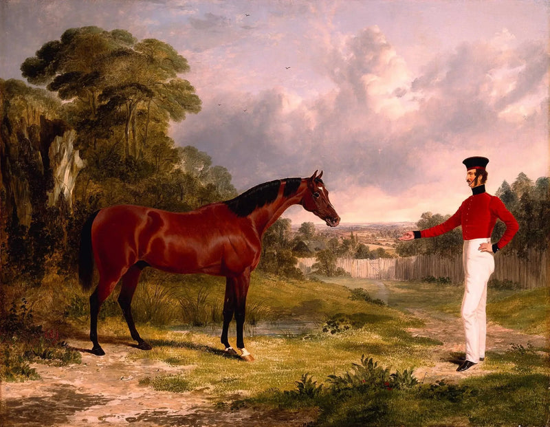 Żołnierz z koniem oficerskim - John Frederick Herring, Sr.