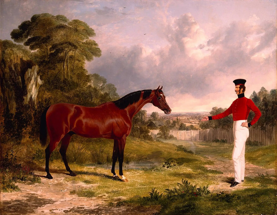 Żołnierz z koniem oficerskim - John Frederick Herring, Sr.