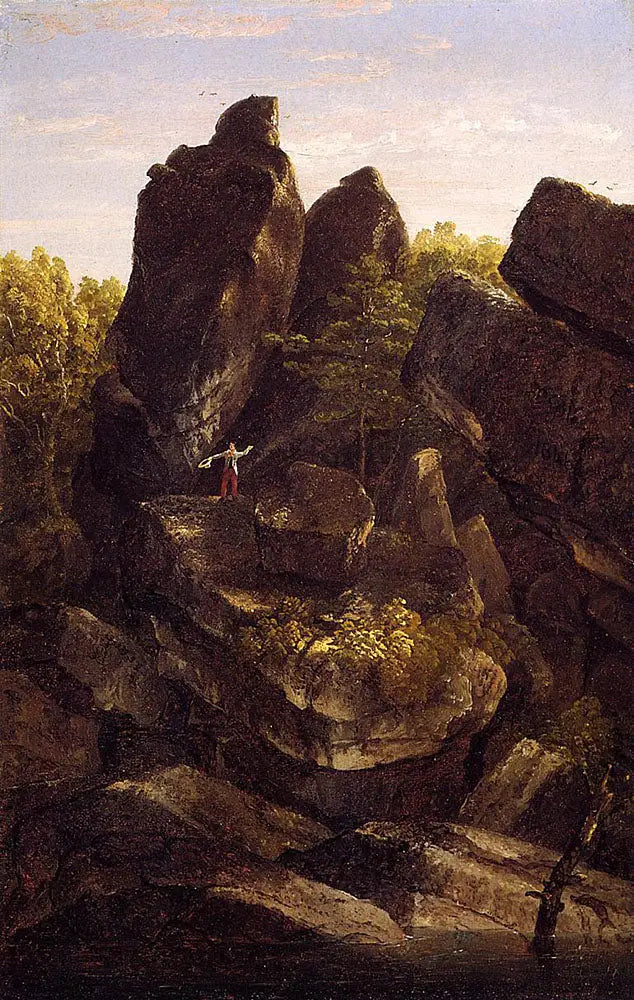 Wąwóz skalisty - Thomas Cole