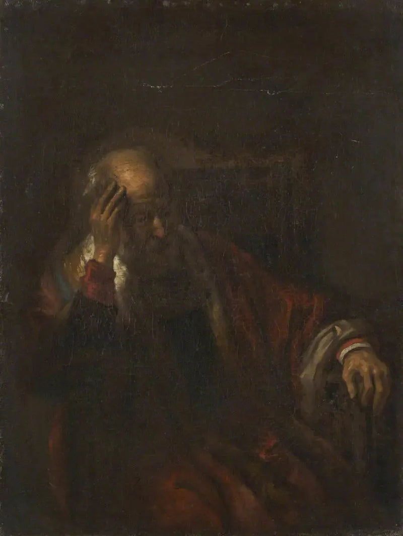 Stary mężczyzna w fotelu - Rembrandt