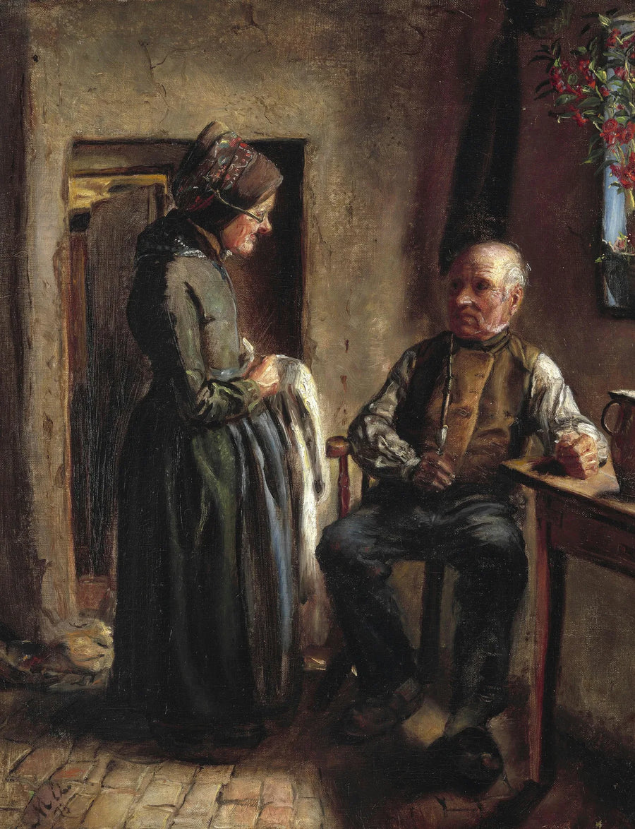 Stara para. - Michael Peter Ancher