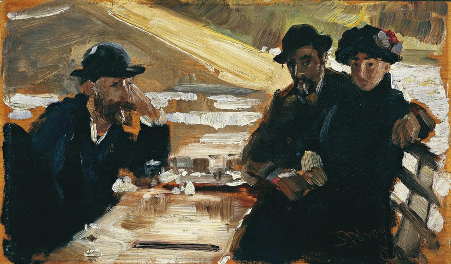 Podróż po Sekwanie - Peder Severin Krøyer