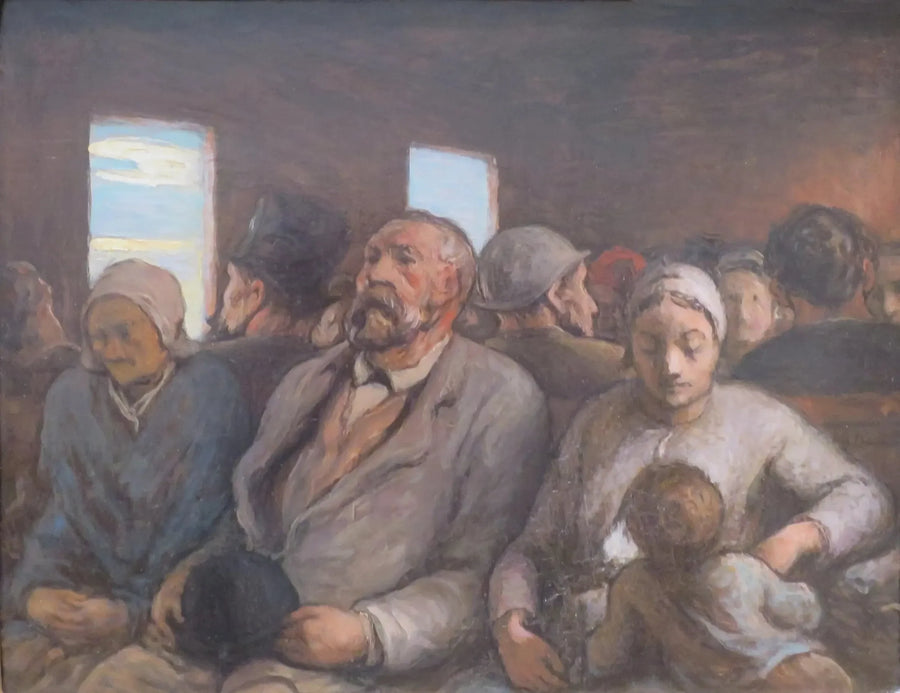 Wagon trzeciej klasy - Honoré Daumier