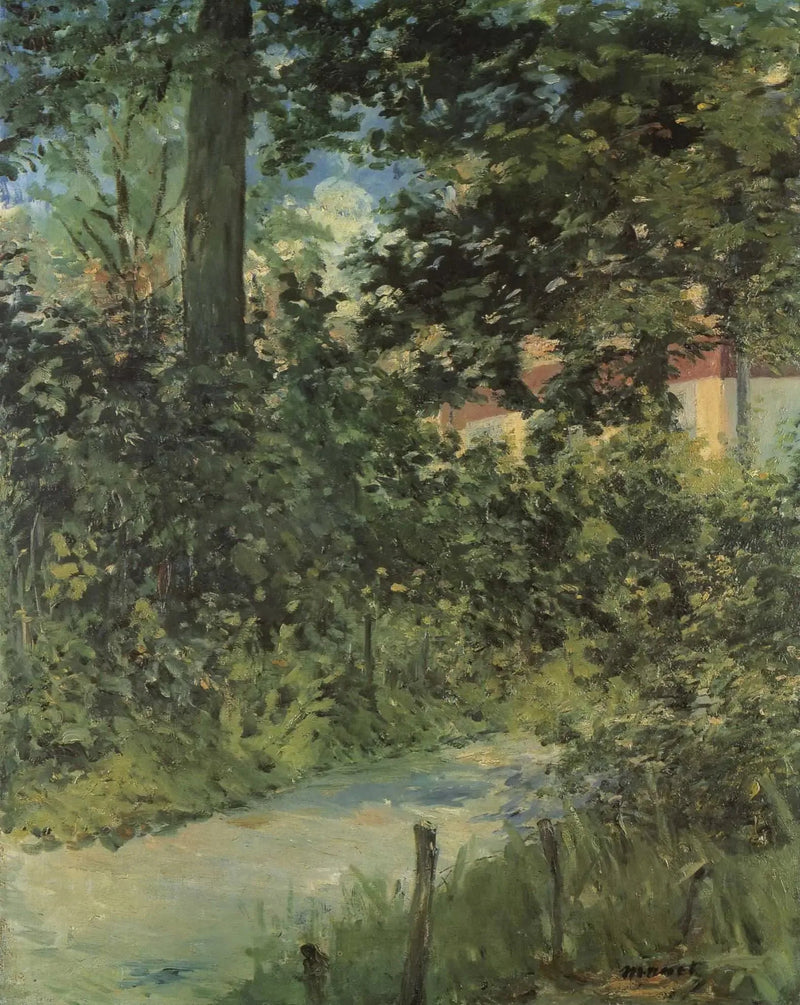 Aleja w ogrodzie w Rueil - Édouard Manet