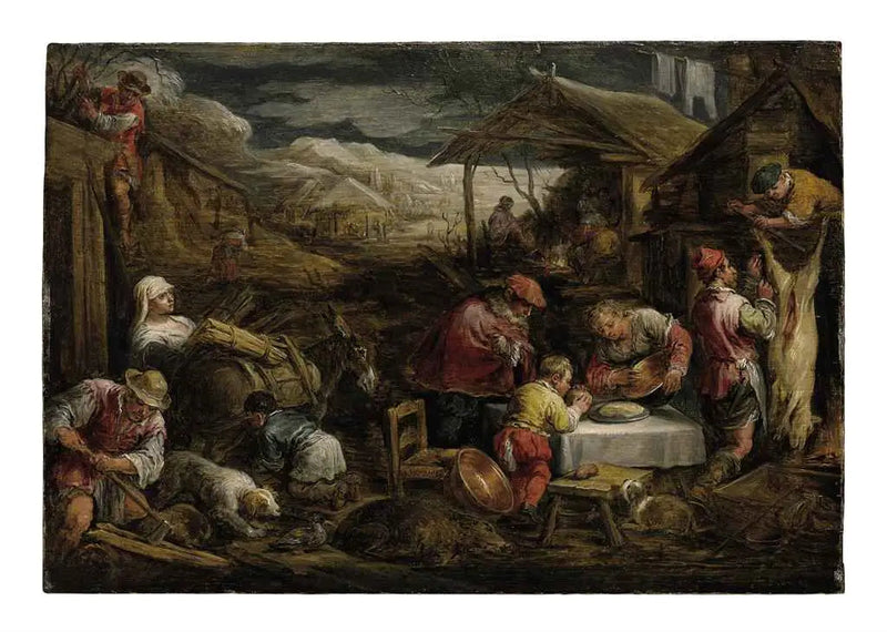 Alegoria zimy - David Teniers młodszy