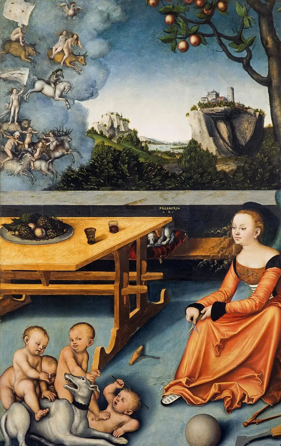 Aleksandria melancholii - Lucas Cranach Starszy