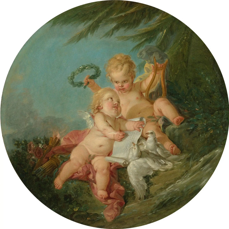 Alegoria poezji - François Boucher