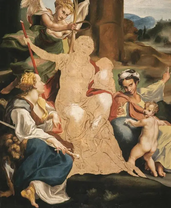 Aleksandria cnoty (niedokończona) - Antonio da Correggio
