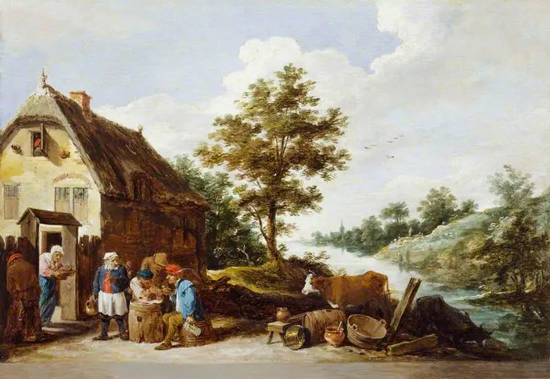 Gospoda nad brzegiem rzeki - David Teniers młodszy