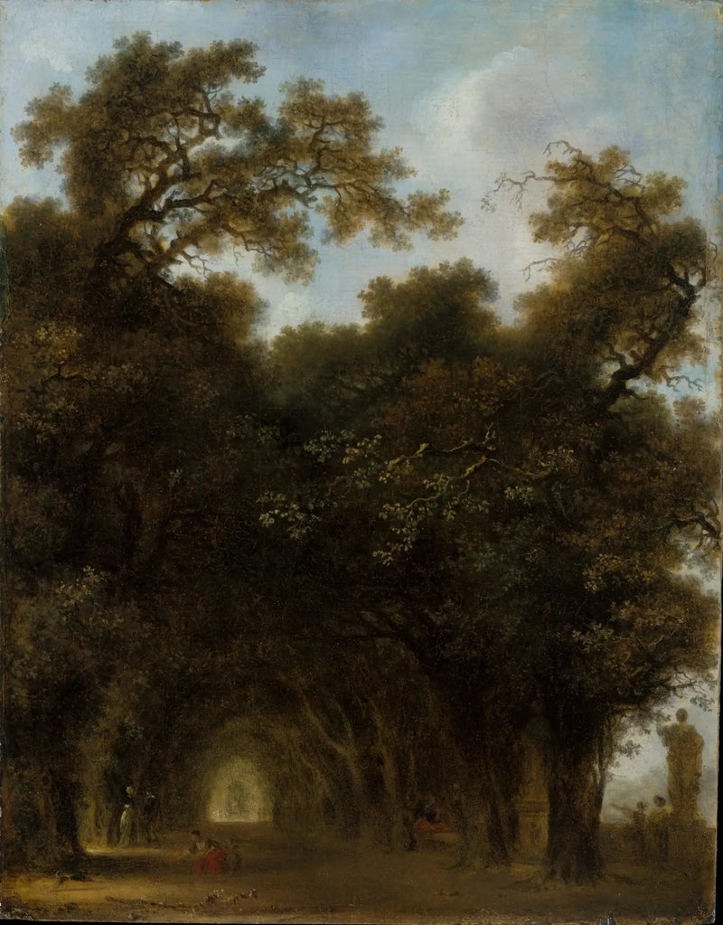 Cicha aleja - Jean-Honoré Fragonard