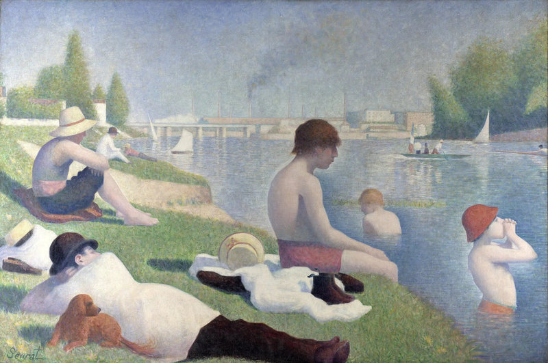 Kąpiel w Asnières - Georges Seurat