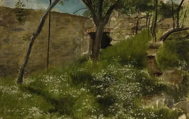 Kwiatowa bank - Lawrence Alma-Tadema
