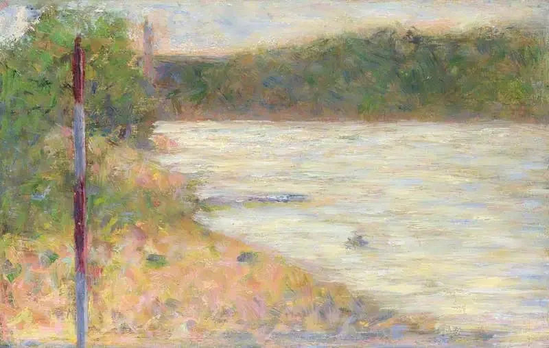 Brzeg (Sekwana w Asnières) - Georges Seurat