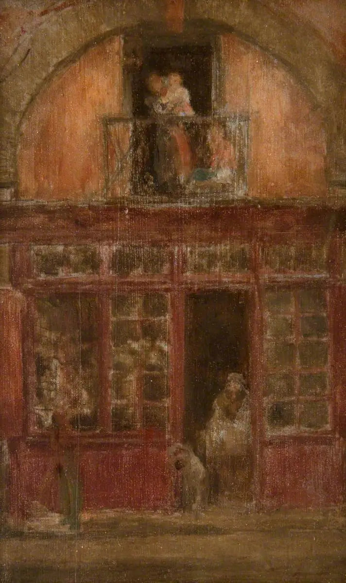 Sklep z balkonem - James Abbott McNeill Whistler