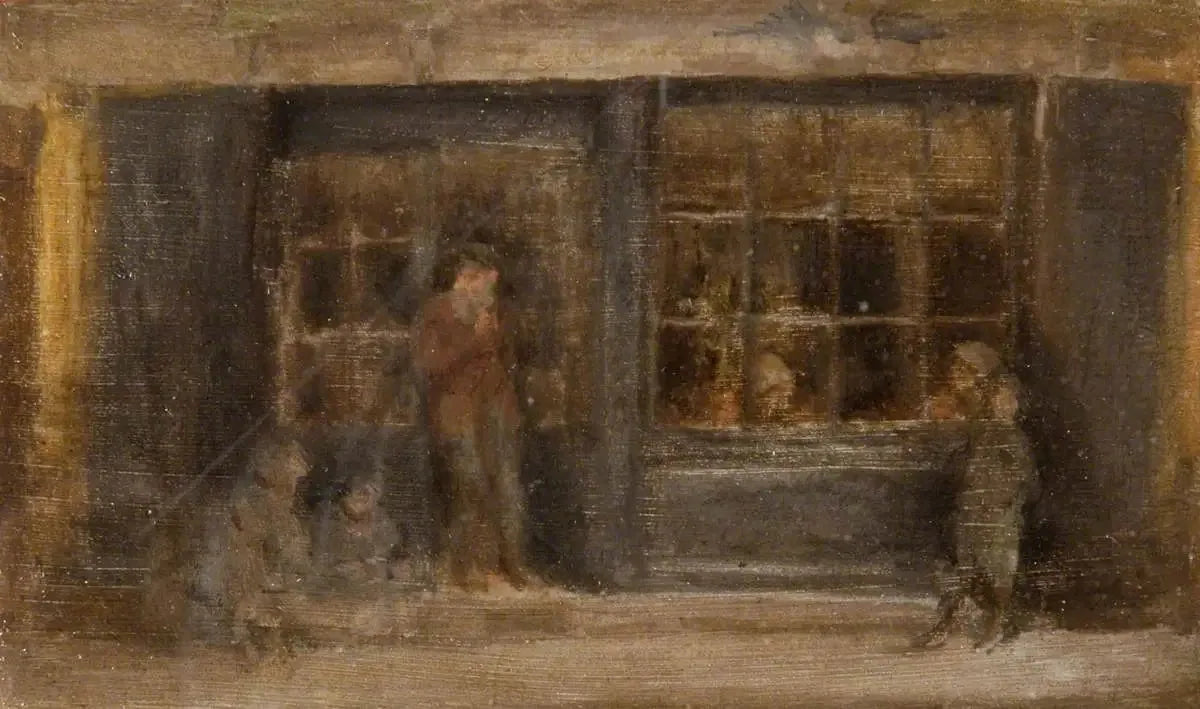 Une boutique - James Abbott McNeill Whistler image 1 copie peinte à la main à l’huile