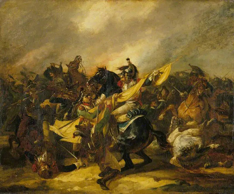 Ładunek kawalerzystów - Théodore Géricault