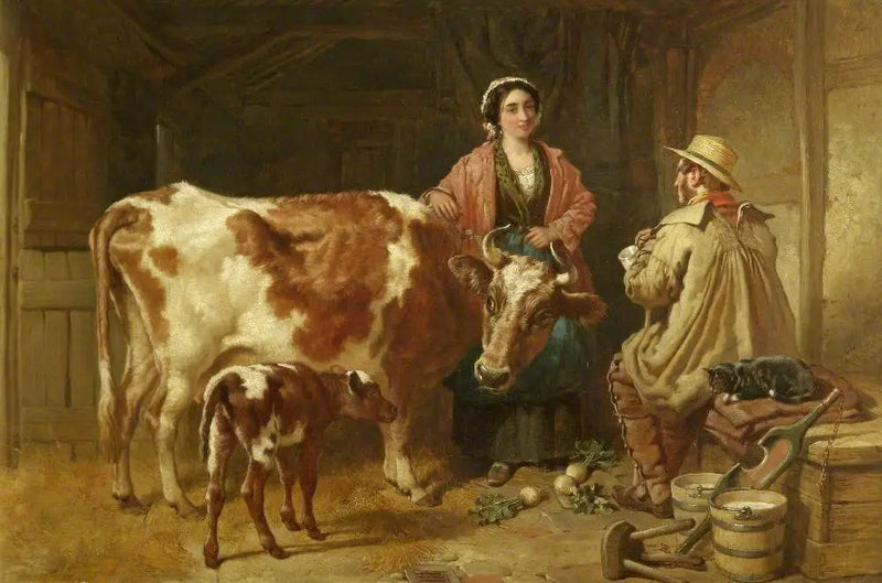 Rozmowa z mleczarką - John Frederick Herring, Sr.