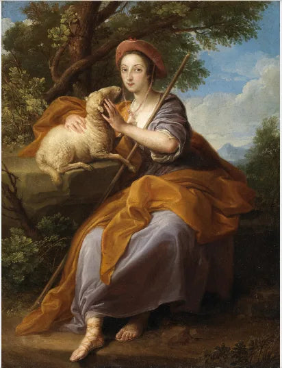 Kobieta z rodziny Leeson jako pasterka - Pompeo Batoni