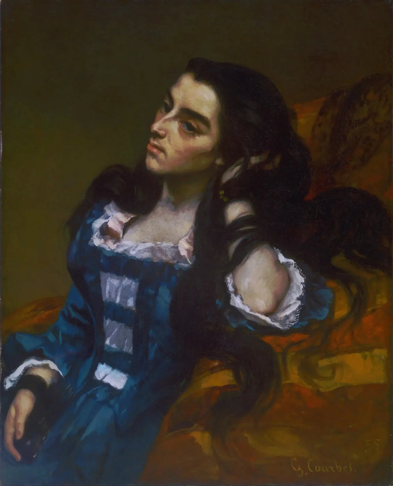 Hiszpańska dama - Gustave Courbet