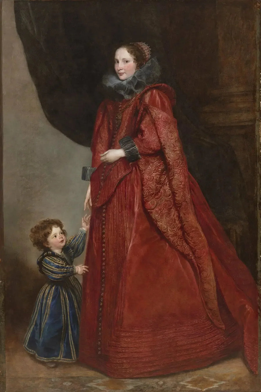 Dama z Genui z dzieckiem - Antoine van Dyck