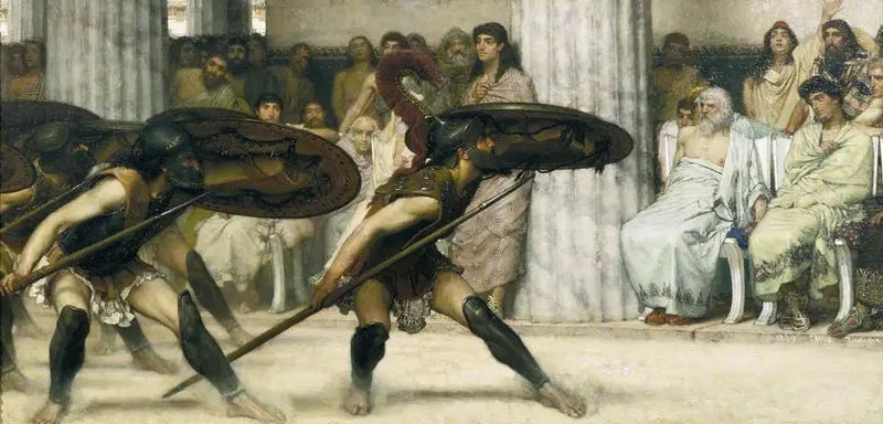 Taniec Pyrrhusa - Lawrence Alma-Tadema