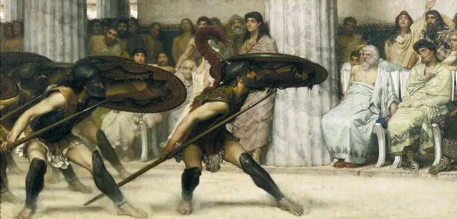 Taniec Pyrrhusa - Lawrence Alma-Tadema