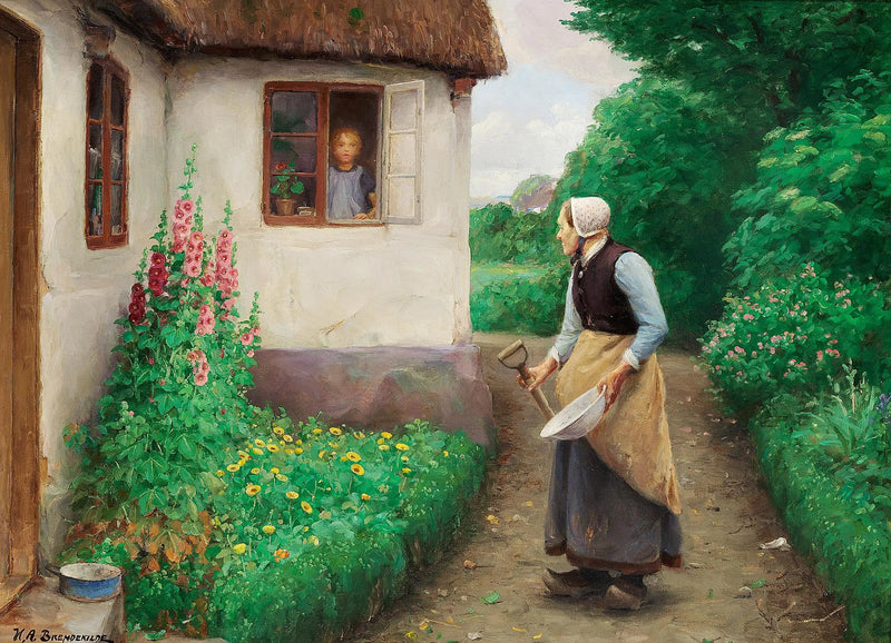 Poranna rozmowa. - H. A. Brendekilde