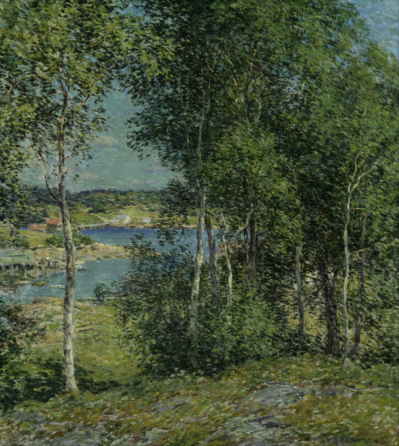 Rodzina brzóz - Willard Metcalf
