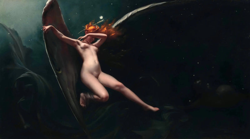 Wróżka pod gwiaździstym niebem - Luis Ricardo Falero