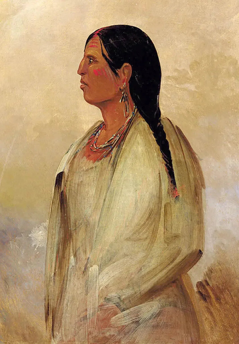 Kobieta Choctaw - George Catlin
