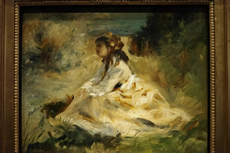 Kobieta na trawie (Lise Tréhot) - Pierre-Auguste Renoir